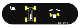 JLG 1702565 Decal, (Drive Steer)